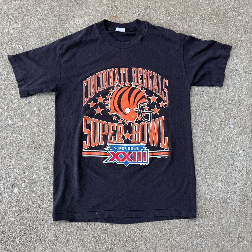 Cincinnati Bengals 1988 Super Bowl XXIII Shirt Size Small